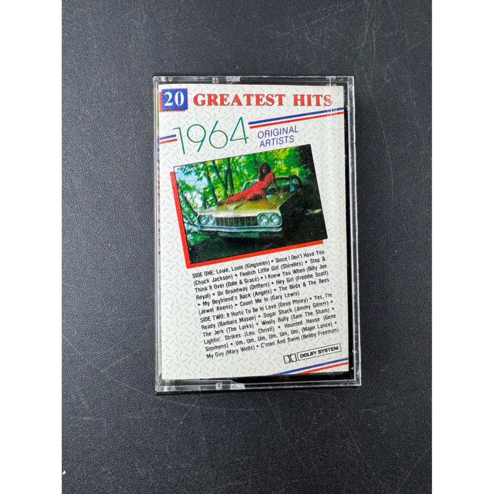20 Greatest Hits 1964 Various Artists Cassette Tape Deluxe DLX-7789 Made Holland